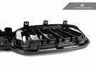 AutoTecknic Dual-Slats Gloss Black Front Grille - G01 X3 | G02 X4 LCI  ATK-BM-0621-DS-GB