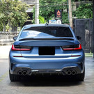 Euro Auto Design - Euro Auto Style V2 Carbon Fiber Diffuser - G20 3 Series Pre-LCI