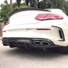 Euro Auto Design PSM Style Carbon Fiber Diffuser - C205 AMG C63 Coupe