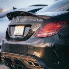 Euro Auto Design R Style Carbon Fiber Spoiler - W205 AMG C63 Sedan