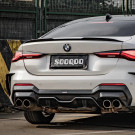 SOOQOO BMW 4 Series (G22/G23) Carbon Fibre Rear Diffuser