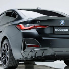 SOOQOO BMW 4 Series/I4 M50 (G26) Carbon Fibre Rear Bumper Insert trims