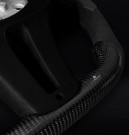 CARBONE - BMW LED Display Alcantara Flat Bottom Black N Red Gloss Carbon Fiber Steering Wheel for G/F Chassis- CARBONE Signature Design for G20 G30 G80 G82 G87 M2 M3 M4 M2 M340i 
