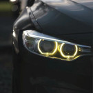 EXL Design BMW 4 Series (F36) CSL Yellow DRL Headlight Module Replacements (Xenon Headlight)
