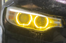 EXL Design BMW 4 Series (F32/F33) CSL Yellow DRL Headlight Module Replacements (Xenon Headlight)