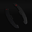 CARBONE - V1 Gloss Carbon Fiber Paddle Shifter Interchangeable Plates For BMW F/G Chassis for M2 M3 M4 M5 M6 F30 F32 F80 F82 F90 G80 G82 F87