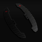 CARBONE - V1 Gloss Carbon Fiber Paddle Shifter Interchangeable Plates For BMW F/G Chassis for M2 M3 M4 M5 M6 F30 F32 F80 F82 F90 G80 G82 F87