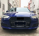 Canadian Auto Performance 2017-2018 Audi RS4 RS Fog Grilles | 2017-2018 B9 Audi A4 S-Line/S4 - V1 Non ACC - CAP-FG-016