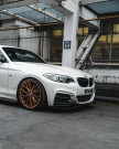 ZAERO Design BMW 2 Series, M235i & M240i F22 F23 EVO-1 Gloss Black Front Splitter (2014-2019) - ZA-F22-FS ZAERO Design BMW 2 Series, M235i & M240i F22 F23 EVO-1 Gloss Black Front Splitter (2014-2019) - ZA-F22-FS
