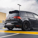 ZAERO Design VW Golf GTI Mk7 EVO-1 Gloss Black Rear Diffuser (2013-2017) - ZA-GOLF-7-GTI-DF