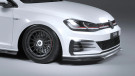 ZAERO Design VW Golf GTI & Golf GTD Mk7.5 EVO-1 Gloss Black Front Splitter (2017-2020) - ZA-GOLF-75-GTI-FS