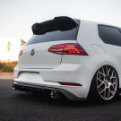 ZAERO Design VW Golf GTI Mk7.5 EVO-1 Gloss Black Rear Diffuser (2017-2020) - ZA-GOLF-75-GTI-DF