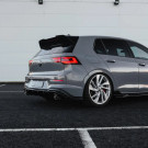 ZAERO Design VW Golf / Golf GTI / Golf R Mk8 & Mk8.5 EVO-1 Gloss Black Side Skirts (2020+) - ZA-GOLF-8-SW