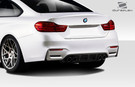 Duraflex 2014-2020 BMW 4 Series F32 M4 Look Rear Diffuser ( must be used with M4 look rear bumper) - 1 Piece (S) - 112518