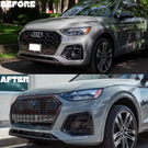 Canadian Auto Performance 2021-2024 Audi RSQ5 Fog Grilles with ACC | FY.5 B9.5 Audi Q5/SQ5 - CAP-FG-031