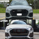 Canadian Auto Performance 2021-2024 B9.5 Audi RSQ5 Honeycomb Grille Quattro | B9.5 Audi Q5/SQ5 - V1 