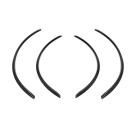 NWCarbon Haus G90 M5 SQ Style dry Carbon Fiber Wheel Arch Trim - NWCT-496