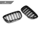AutoTecknic Dual-Slats Carbon Fiber Front Grille Set - F87 M2 | F22 2-Series   ATK-BM-0172-DS-CF AutoTecknic Dual-Slats Carbon Fiber Front Grille Set - F87 M2 | F22 2-Series   ATK-BM-0172-DS-CF