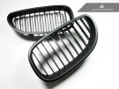 AutoTecknic Stealth Black Front Grille Set - E60 5-Series | M5 - ATK-BM-0066 AutoTecknic Stealth Black Front Grille Set - E60 5-Series | M5 - ATK-BM-0066