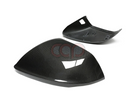 Canadian Auto Performance 2019-2023 4M B9 Audi Q8/SQ8 - Dry Carbon Fiber Mirror Covers (Pair)