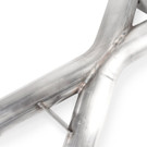 Stainless Works 2018 Jeep TrackHawk 6.2L 3in Catback System X-Pipe Turbo S-Tube Muffler Stock Exit - sswJEEP1862CB-S