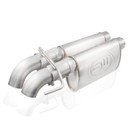 Stainless Works 2010-14 Ford Raptor 3in Exhaust Chambered Mufflers Dump Exit - sswFTR13CBDP