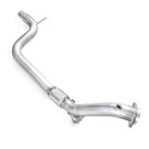 Stainless Works 2015-23 Mustang Downpipe 3in High-Flow Cats - sswM15EDPCATSW
