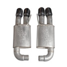 Stainless Works 18-23 Mustang GT Axleback Redline Exhaust - Black Tips - sswM18ABRB Stainless Works 18-23 Mustang GT Axleback Redline Exhaust - Black Tips - sswM18ABRB