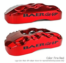 Baer Brakes 14" Pro+ Front Brake Kit, Fire Red, SDZ For 2018-Current Jeep Wrangler JL & 2020-Current Gladiator JT w/ OE Spindles & Hubs - 4401006FR