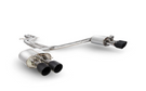 Scorpion Exhaust Resonated Valved Quad Tip Half Exhaust System for C7 Audi S6/S7 - Daytona Ceramic - SAUS118C