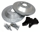 Baer Brakes EradiSpeed1 Rear Performance Brake Rotors For 2005-08 Chevrolet Cobalt SS - 2302061