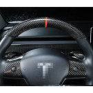 Palenon Carbon Tesla Model 3 & Y Steering Forged Carbon Fiber Wheel Top Cap