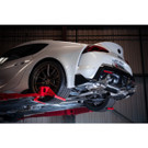 Scorpion Exhaust Non-Resonated Cat-Back Exhaust System for Toyota A90 Supra - Polished Daytona Tips - STYS012 Scorpion Exhaust Non-Resonated Cat-Back Exhaust System for Toyota A90 Supra - Polished Daytona Tips - STYS012