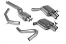 Scorpion Exhaust Resonated Half System Exhaust - Daytona Non-Ceramic For Audi S4 B9 - SAU088