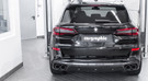 CARGRAPHIC Double-End Tailpipe Set - 4x 100mm - Round - Rolled In - Slash Cut w/Perforated Insert - Matte Black Thermopaint For BMW G05 X5 xDrive 25d / 30d / 40d / M50d - CARX5G05DER40RTP CARGRAPHIC Double-End Tailpipe Set - 4x 100mm - Round - Rolled In - Slash Cut w/Perforated Insert - Matte Black Thermopaint For BMW G05 X5 xDrive 25d / 30d / 40d / M50d - CARX5G05DER40RTP