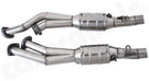 CARGRAPHIC Sport Catalytic Converter Set w/2x 200CPSI HD Catalytic Converters For Ferrari 612 Scaglietti 5.7L V12 - CARFE612KATOBD2