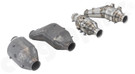 CARGRAPHIC Sport Catalytic Converter Set w/2x 200CPSI Ø121mm HD T38 Tri-Metal Catalytic Converters (Fully OBD2 Compliant) For Lamborghini Gallardo 5.0L V10 - LAMBO015