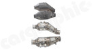 CARGRAPHIC Sport Catalytic Converter Set w/2x 200CPSI Ø121mm HD T38 Tri-Metal Catalytic Converters (Fully OBD2 Compliant) For Lamborghini Gallardo 5.0L V10 - LAMBO015