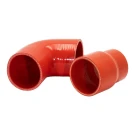 Ramair  Performance Pleated Induction Kit for 2.3 Ecoboost MK3 Ford Focus RS - Red Hose PRK-118-RD