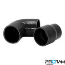 Ramair Cold Air Intake System fits 2012-19 2.3 Ecoboost MK3 Ford Focus RS - Black Hose  PRK-118-BK