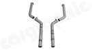 CARGRAPHIC Link Pipe Set - 70mm Diameter w/Catalytic Converters For Mercedes Benz W204 C63 / C216 CL63 / W212 E63 / W209 CLK63 / C219 CLS63 AMG 6.2L V8 - CARW204C63LP