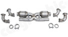 CARGRAPHIC Sport Catalytic Converter Set (X-Pipe Version - Seperated Exhaust Flow) w/2x 100CPSI Ø110mm Motorsport Catalytic Converters For Porsche 996.1 Carrera 2 / 4 3.4L - CARP96KATXC CARGRAPHIC Sport Catalytic Converter Set (X-Pipe Version - Seperated Exhaust Flow) w/2x 100CPSI Ø110mm Motorsport Catalytic Converters For Porsche 996.1 Carrera 2 / 4 3.4L - CARP96KATXC