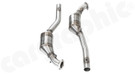 CARGRAPHIC Sport Catalytic Converter Set - Separated Exhaust Flow Version w/2x 200CPSI Ø120mm HD OBD2 Tri-Metal Catalytic Converters For Porsche 996.2 Carrera 2 / 4 / 4S 3.6L - CARP9636KATOBD2 CARGRAPHIC Sport Catalytic Converter Set - Separated Exhaust Flow Version w/2x 200CPSI Ø120mm HD OBD2 Tri-Metal Catalytic Converters For Porsche 996.2 Carrera 2 / 4 / 4S 3.6L - CARP9636KATOBD2