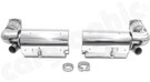 CARGRAPHIC Turbo-Back Sport Exhaust System w/Sport Catalytic Converters For Porsche 996 Turbo / Turbo S / GT2 3.6L (Super Sound Version) - CARP96TETS
