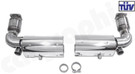 CARGRAPHIC Turbo-Back Sport Exhaust System w/Sport Catalytic Converters For Porsche 996 Turbo / Turbo S / GT2 3.6L (TÜV Version) - CARP96TET