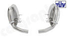CARGRAPHIC Sport Rear Silencer Set (TÜV Version) For Porsche 996.1 GT3 3.6L & 996.2 GT3 / GT3 RS 3.6L - CARP96GT3ET CARGRAPHIC Sport Rear Silencer Set (TÜV Version) For Porsche 996.1 GT3 3.6L & 996.2 GT3 / GT3 RS 3.6L - CARP96GT3ET
