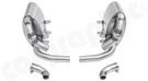 CARGRAPHIC Sport Rear Silencer Set (TÜV Version) For Porsche 997.1 Carrera 2 / 4 3.6L - CARP97ET36