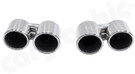 CARGRAPHIC Double-End Sport Tailpipe Set - Round, Rolled-In, Slash-Cut & Mirror Polished For Porsche 997.1 Carrera 2 / 2S / 4 / 4S (PSE) & 991.1 Carrera 2 / 2S / 4 / 4S / GTS - PERP91ERS CARGRAPHIC Double-End Sport Tailpipe Set - Round, Rolled-In, Slash-Cut & Mirror Polished For Porsche 997.1 Carrera 2 / 2S / 4 / 4S (PSE) & 991.1 Carrera 2 / 2S / 4 / 4S / GTS - PERP91ERS