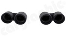 CARGRAPHIC Double-End Sport Tailpipe Set - Round, Slash-Cut & Matte Black Thermopainted For Porsche 997.1 Carrera 2 / 2S / 4 / 4S (PSE) & 991.1 Carrera 2 / 2S / 4 / 4S / GTS - PERP91ERMTP CARGRAPHIC Double-End Sport Tailpipe Set - Round, Slash-Cut & Matte Black Thermopainted For Porsche 997.1 Carrera 2 / 2S / 4 / 4S (PSE) & 991.1 Carrera 2 / 2S / 4 / 4S / GTS - PERP91ERMTP