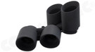 CARGRAPHIC Double-End Sport Tailpipe Set - Round, Slash-Cut & Matte Black Thermopainted For Porsche 997.1 Carrera 2 / 2S / 4 / 4S (PSE) & 991.1 Carrera 2 / 2S / 4 / 4S / GTS - PERP91ERMTP CARGRAPHIC Double-End Sport Tailpipe Set - Round, Slash-Cut & Matte Black Thermopainted For Porsche 997.1 Carrera 2 / 2S / 4 / 4S (PSE) & 991.1 Carrera 2 / 2S / 4 / 4S / GTS - PERP91ERMTP